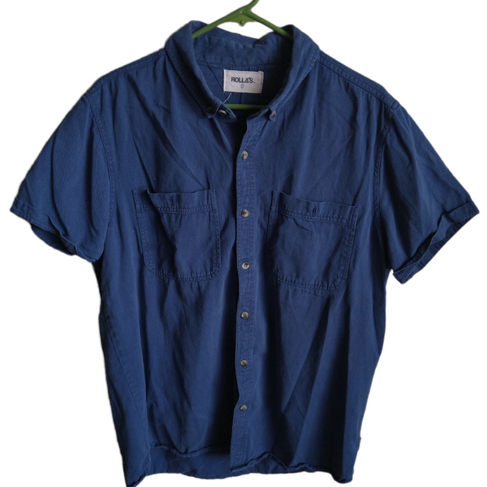 Rollas Men's Button Down Shirt Size Large